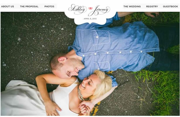 página web para bodas