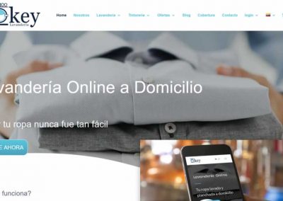 Diseño Web Lavandería a Domicilio