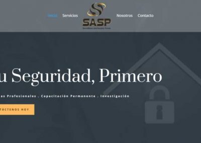 Diseño web empresa de seguridad
