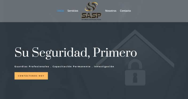 Diseño web empresa de seguridad