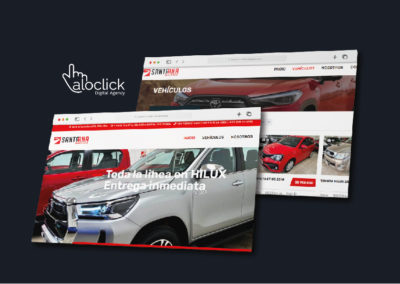 Diseño de sitio web para concesionaria de autos