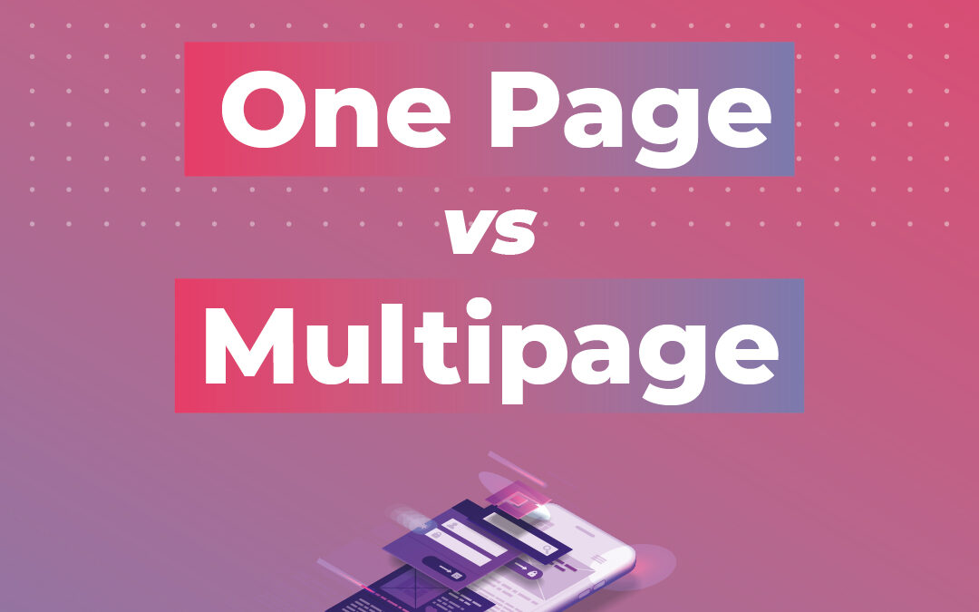 Sitio web One Page vs Multipage