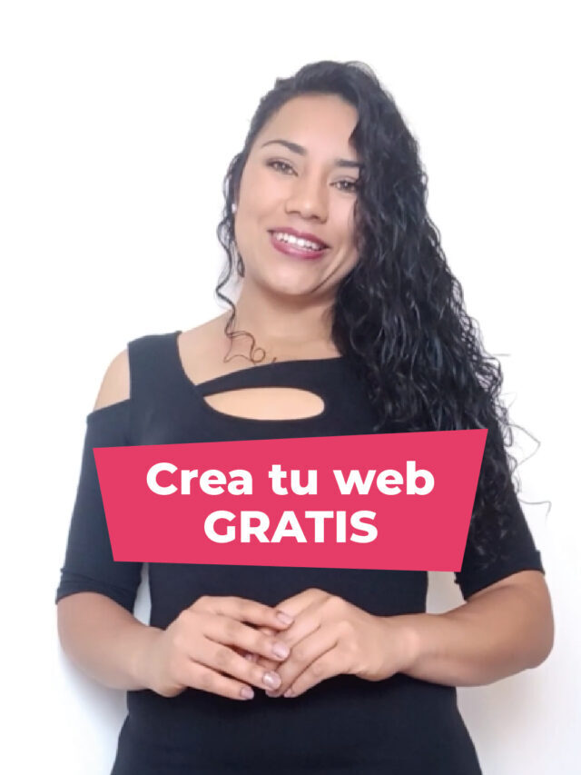 Crea tu página web ¡GRATIS!