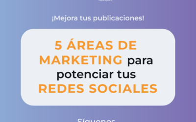 5 Áreas de marketing para potenciar tus redes
