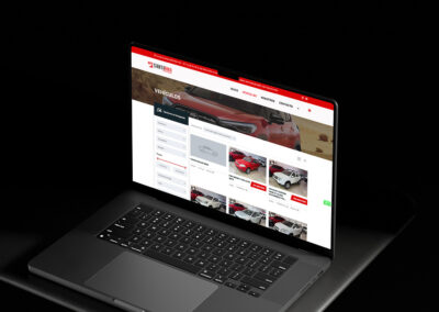 Sitio Web Concesionario de autos Santa Ana