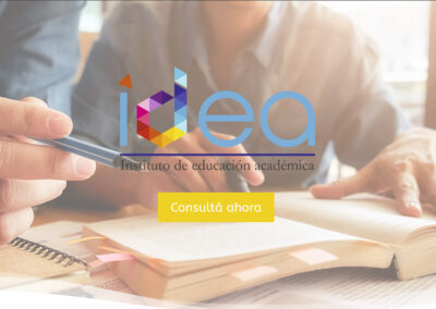 Diseño Web Instituto Idea.