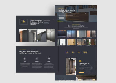 Sitio Web para Drevo Aberturas